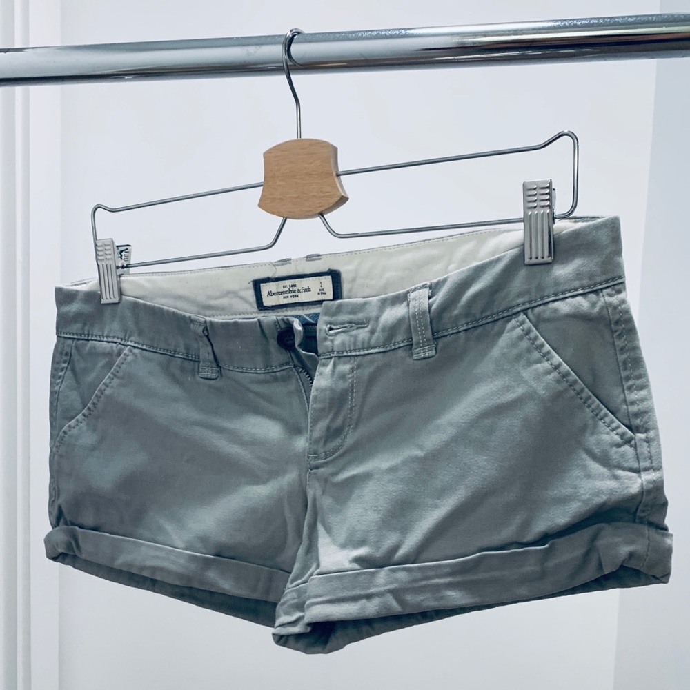 Abercrombie & Fitch Grey Chino Shorts